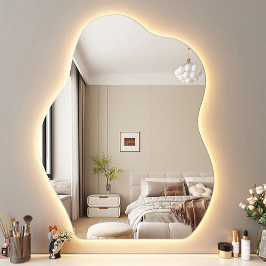 Wavy Wall Mirror Living Room Decoration Modern Art