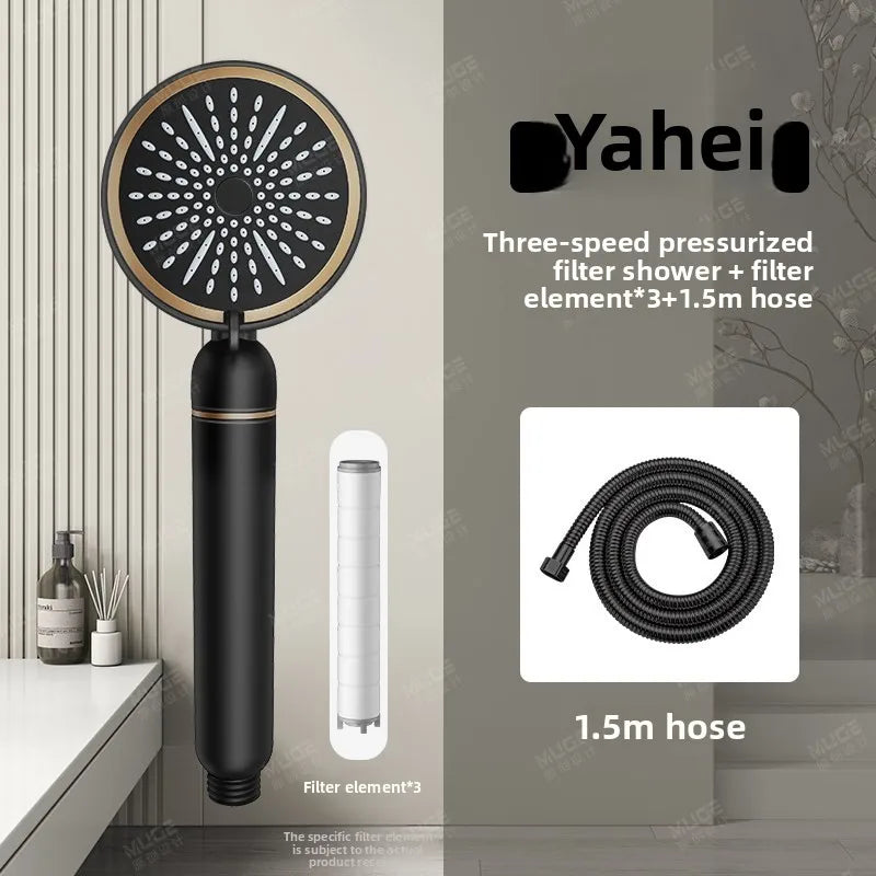 High Pressure Filter Shower Head Chlorine Removal Skin