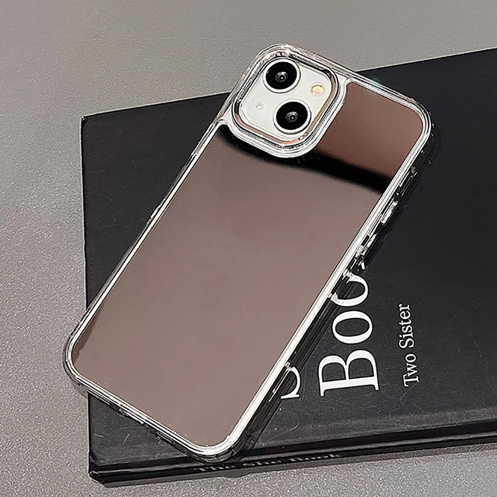 Luxury Acrylic Makeup Mirror Phone Case Iphone 17