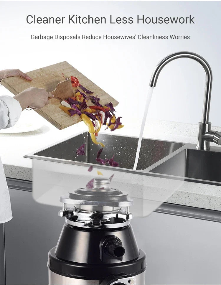 Divedeer Food Waste Disposer 220v/560w Food Residue Pulverizer