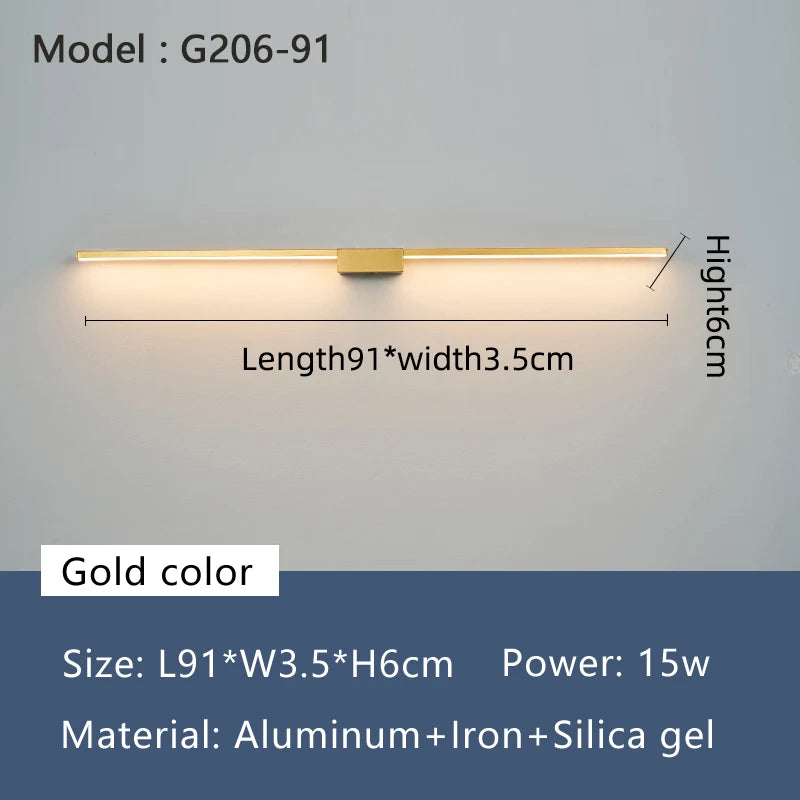 Neo Gleam Led Bathroom Mirrior Light Modern Wall