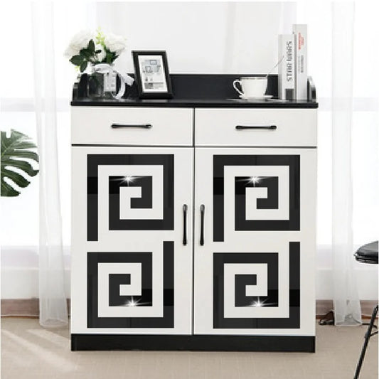 20pcs Acrylic Wall Mirror Sticker Adhesive 10cm/5cm Decor