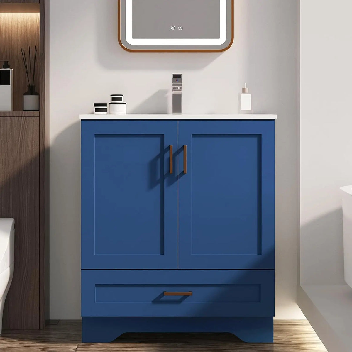 30 Inch Bathroom Vanity Sink Modern Grey Vanity