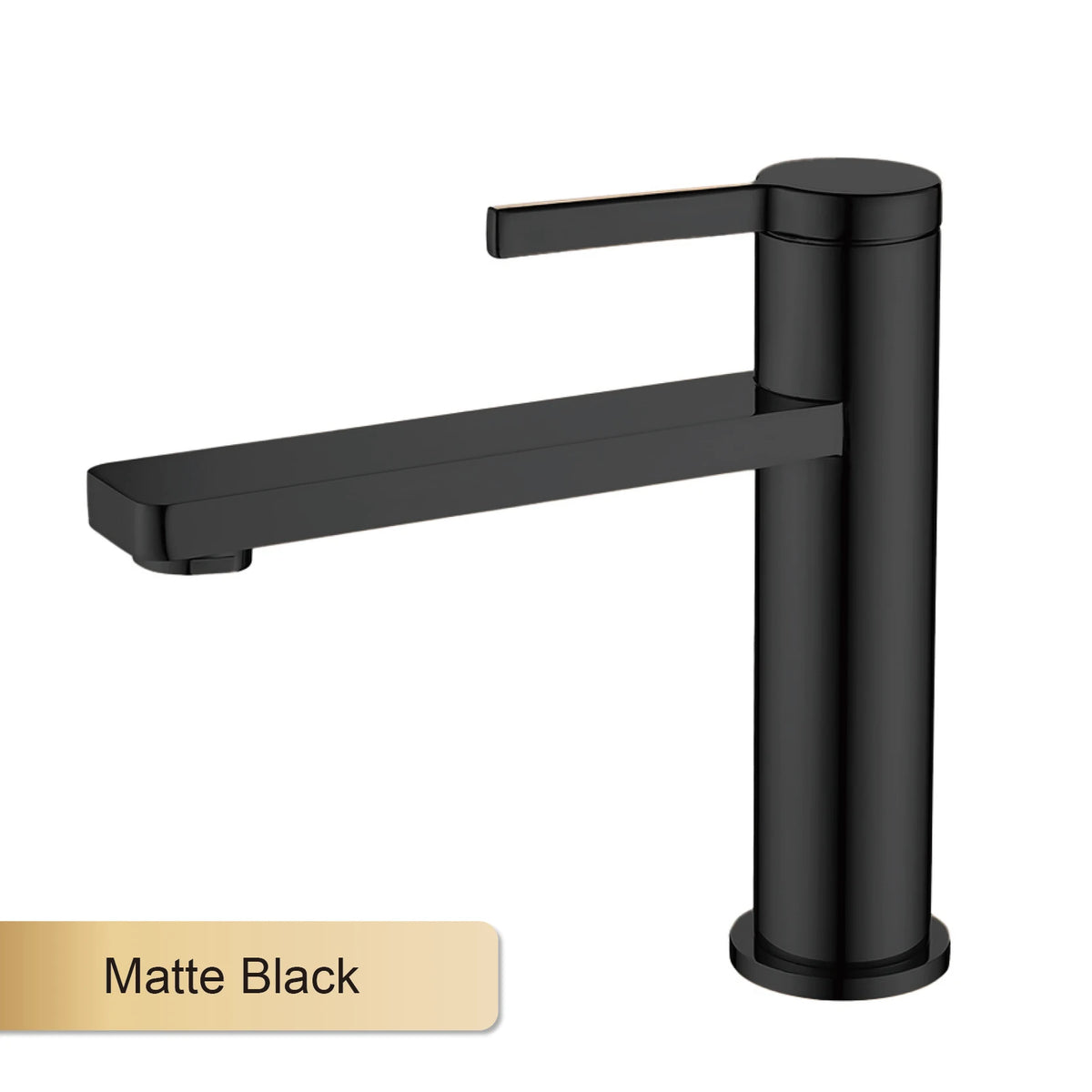 Aitana Modern Brass Black Bathroom Faucet Simple Design