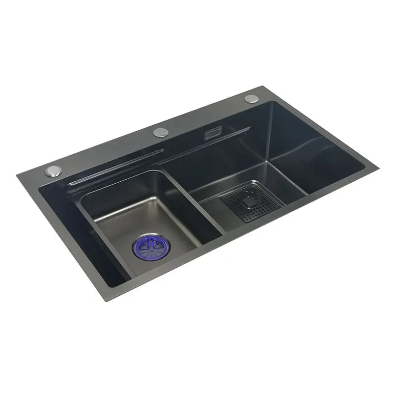 Nano Sink Matte Black Above Mount Washing Basin