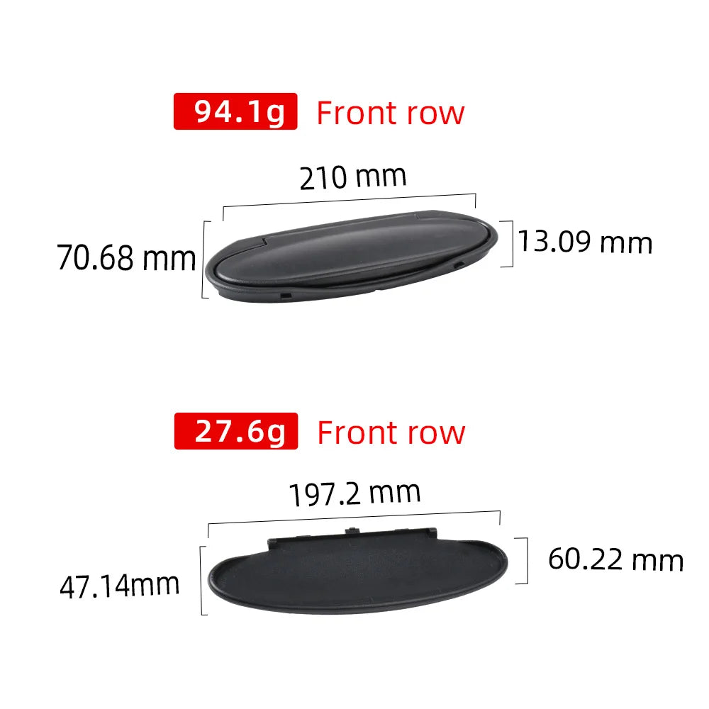 99773103115a12 Black Interior Sun Visor Makeup Mirror Replacement