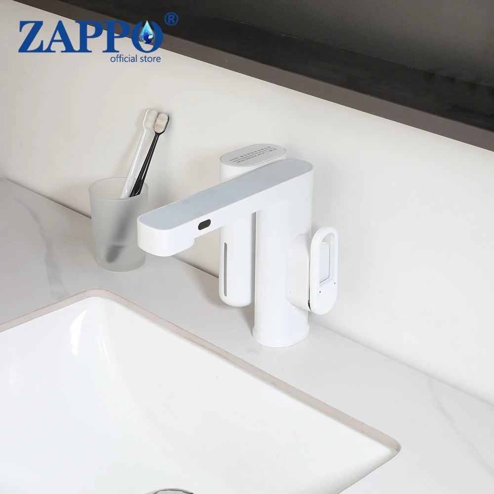 Zappo Sensor Bathroom Faucet Automatic Sensor Smart Soap