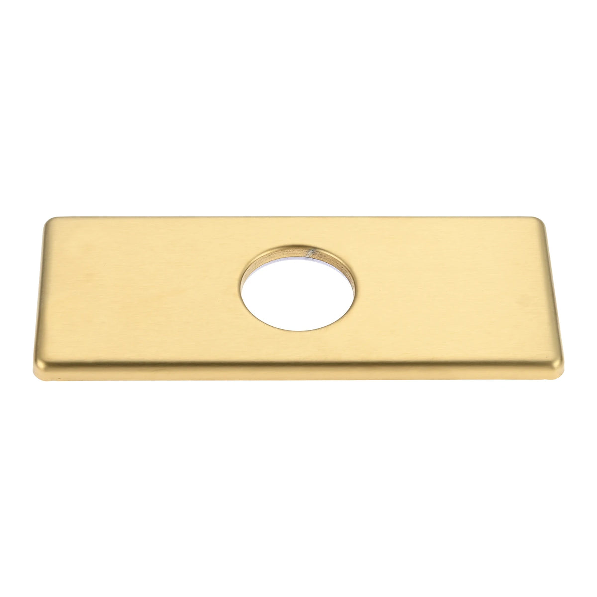 1pc Faucet Cover Plate Stainless Steel Deck Plate