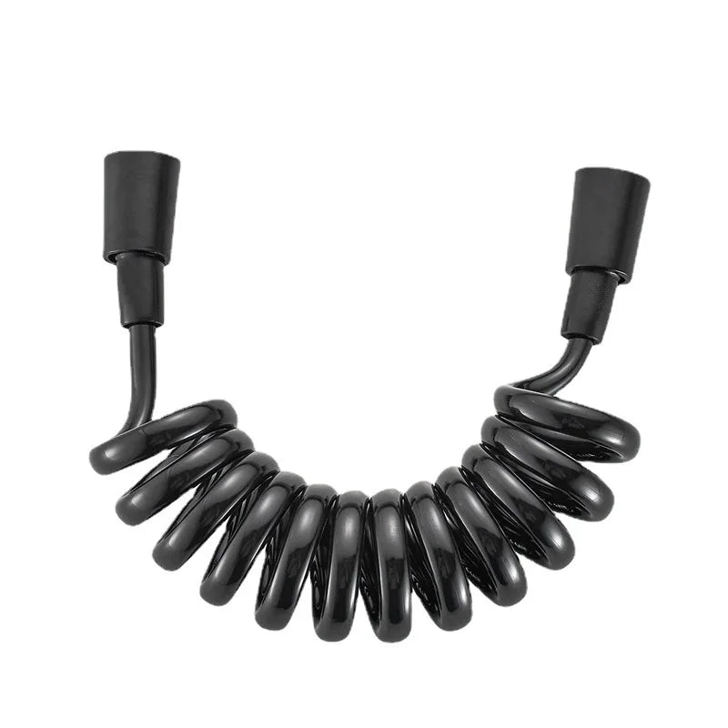 Black Silver Faucet Extender Shower Head Sink Basin