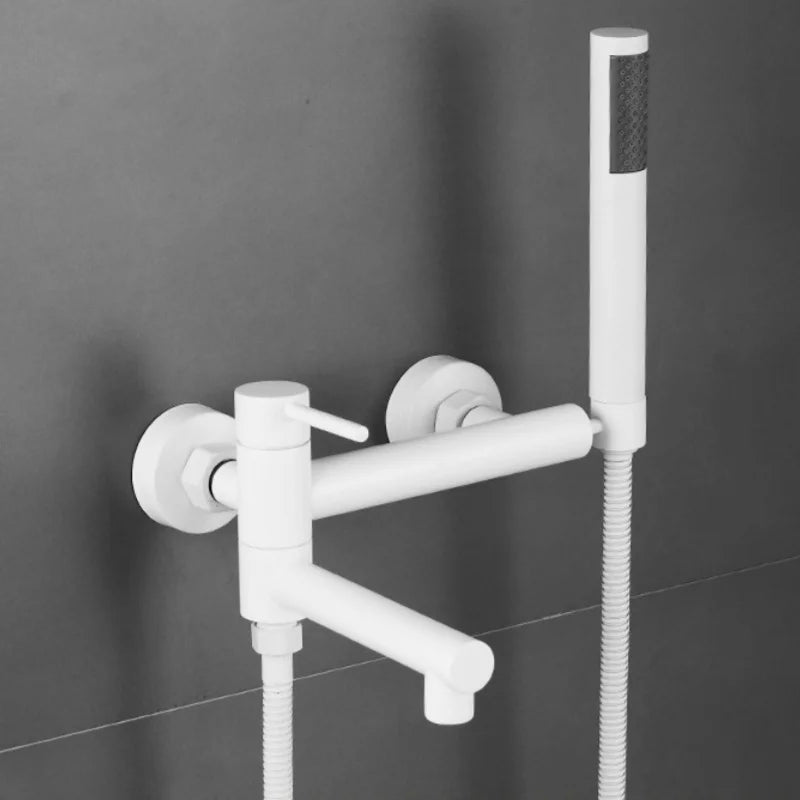 Bathroom Bathtub Shower Faucet Swivel Tub Spout Handhold