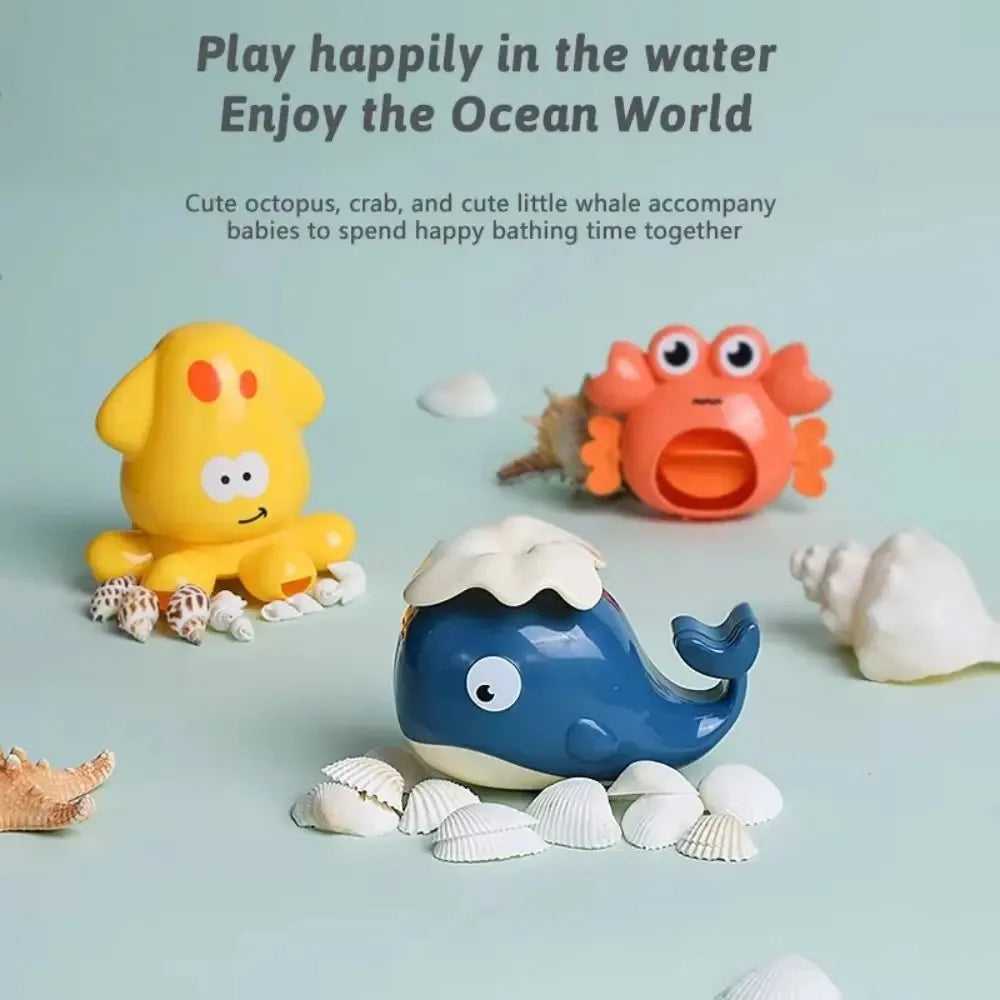 Baby Bath Toy Suction Cup Water Spinner &