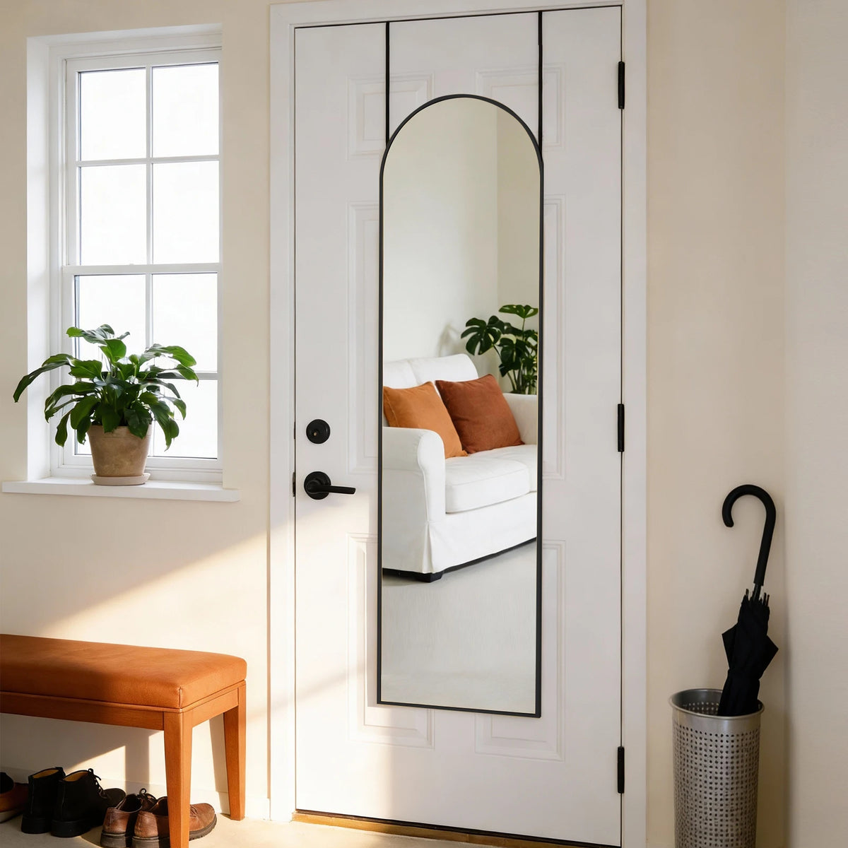 Mcq 47x14 Inches Full Length Mirror Door Hanging