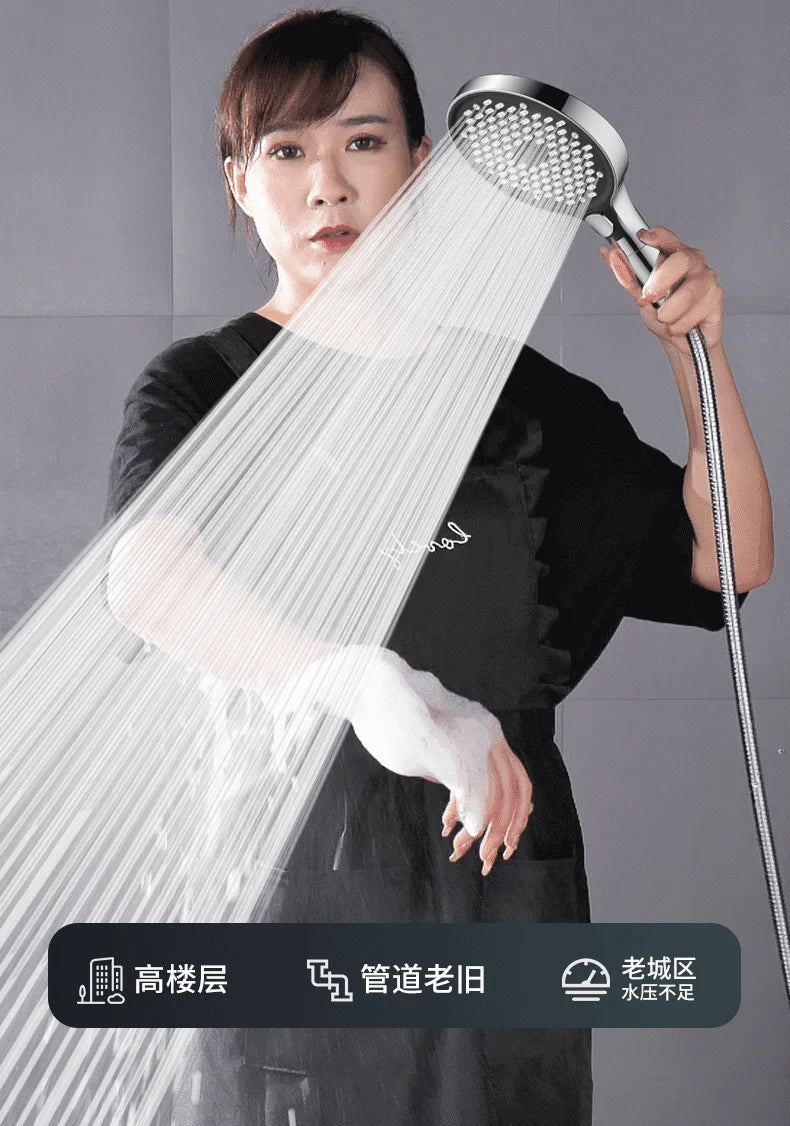 15cm Big Panel High Pressure Shower Head Filter
