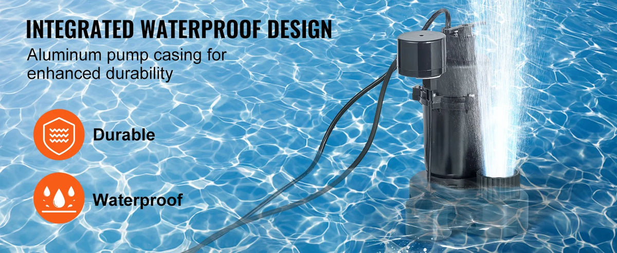 Succebuy Utility Sink Pump 1/3hp 1/2hp 120v Under-Sink