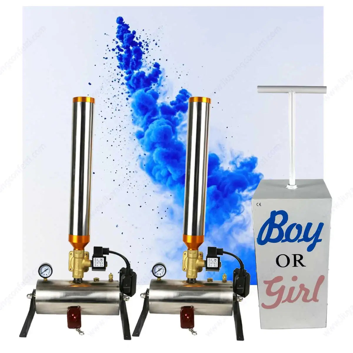 Tnt Gender Reveal Electric Cannon Confetti Color Smoke