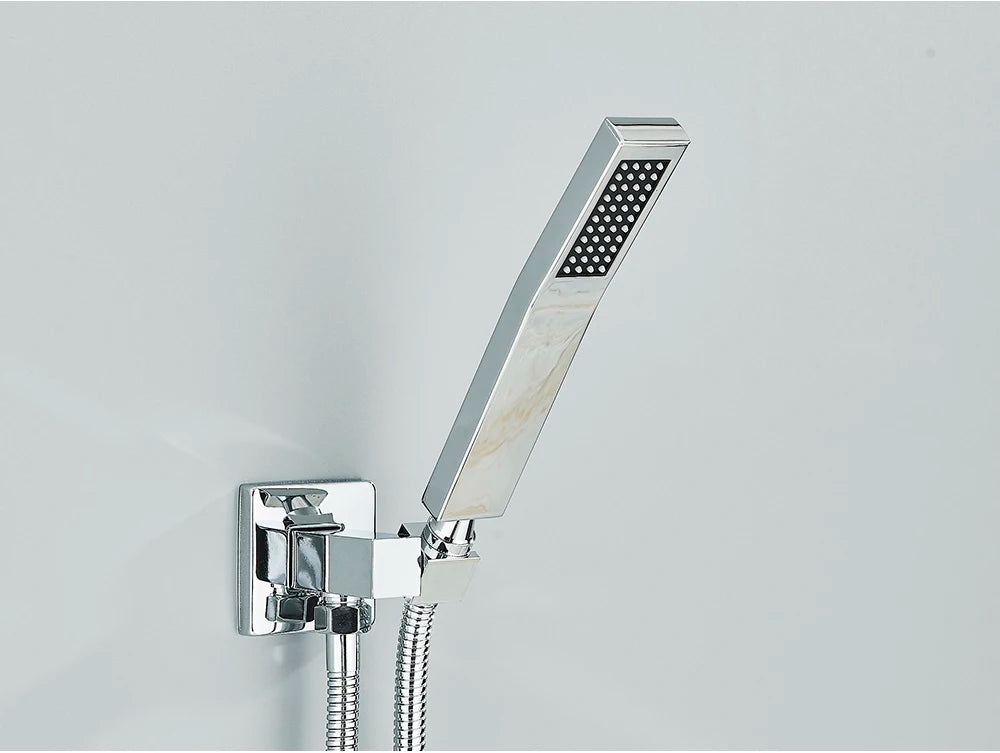 Poiqihy Golden Handshower Head 150cm Stainless Steel Shower