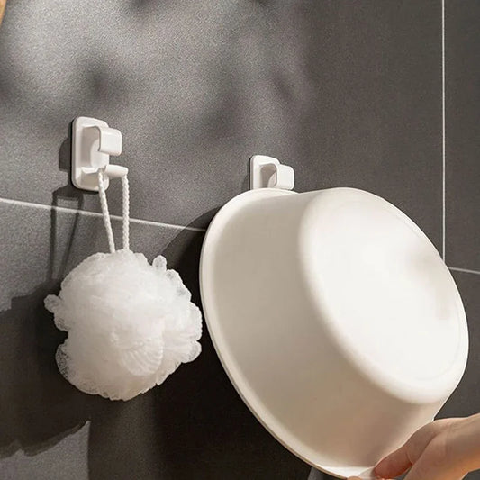 2pcs Wall-Hung Washbasin Hook Bathroom Rack Basin Storage