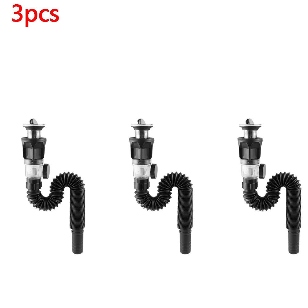 1pc Washbasin Drain Pipe Insect Proof Odor Proof