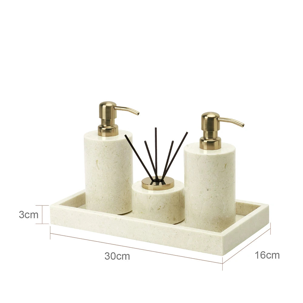 Crema Nuova Natural Marble Bathroom Elegent Soap Dish