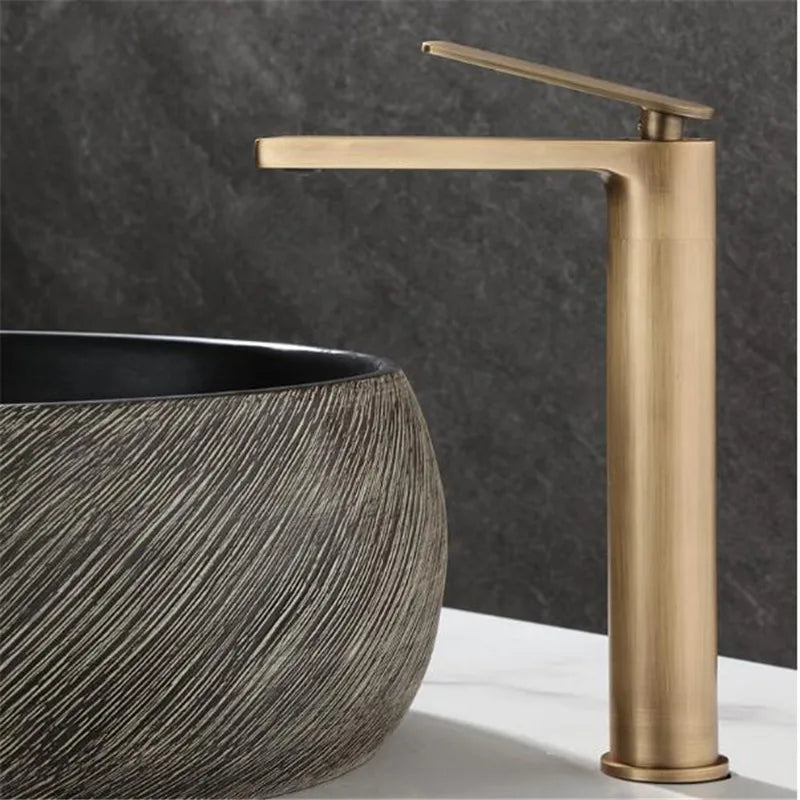 Basin Faucets Antique Bronze Bathroom Faucet & Cold