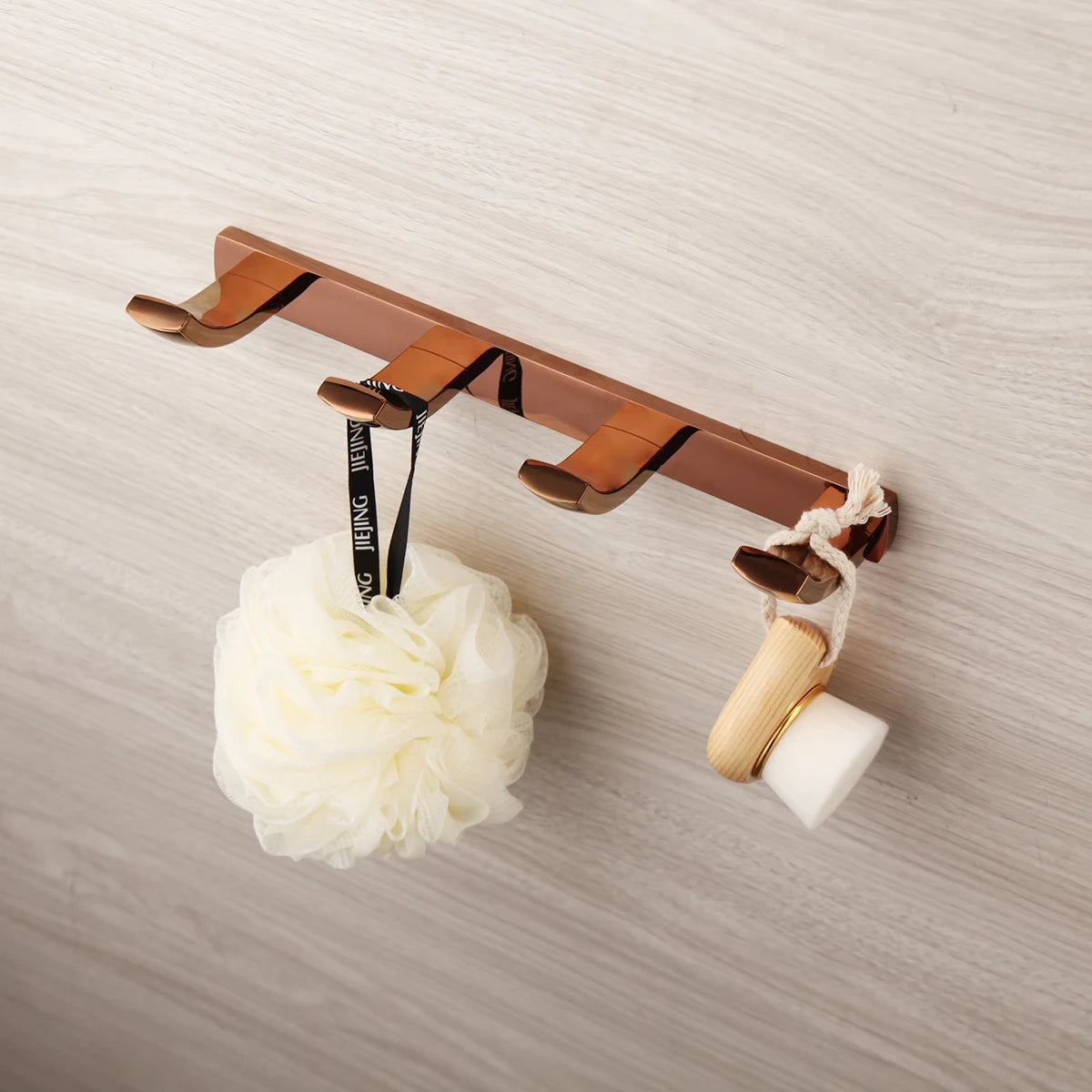 Zappo Rose Gold Wall-Mounted Stainless Steel Clothes Hook
