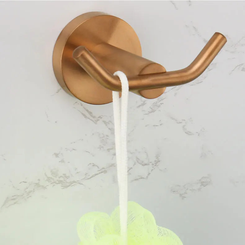 Bathroom Hardware 304 Stainless Steel Rose Gold Towel