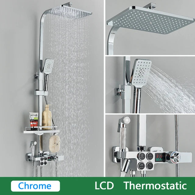 Cold Digital Bathroom Shower Quality Brass Bathroom Faucet