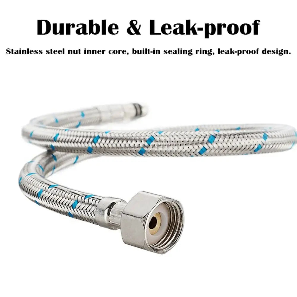 1pair Head Cold Water Inlet Pipe Stainless Steel