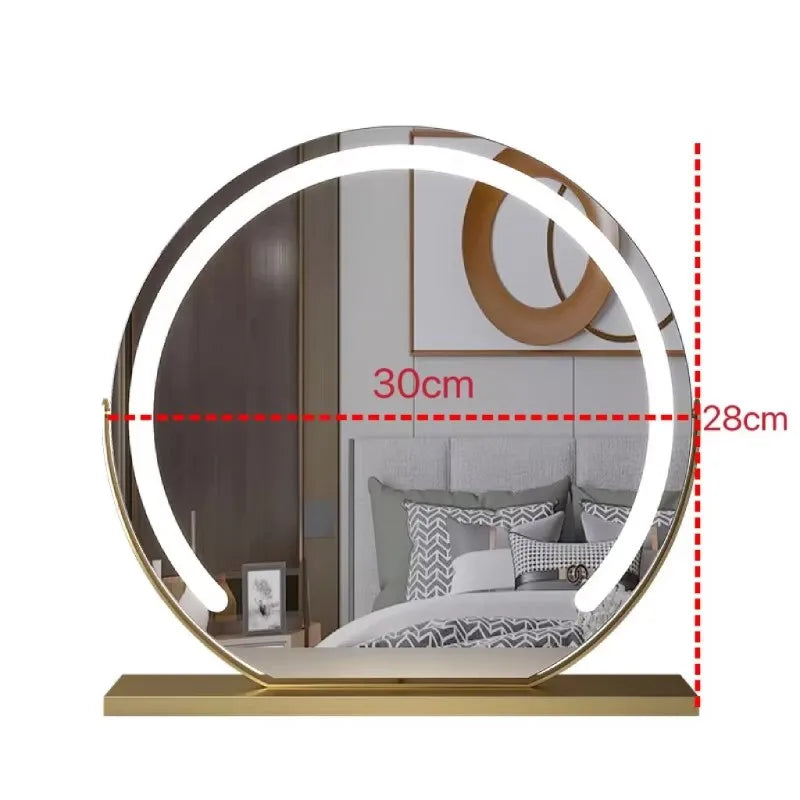 Vanity Makeup Mirror Lights Detachable 15x Magnification Color