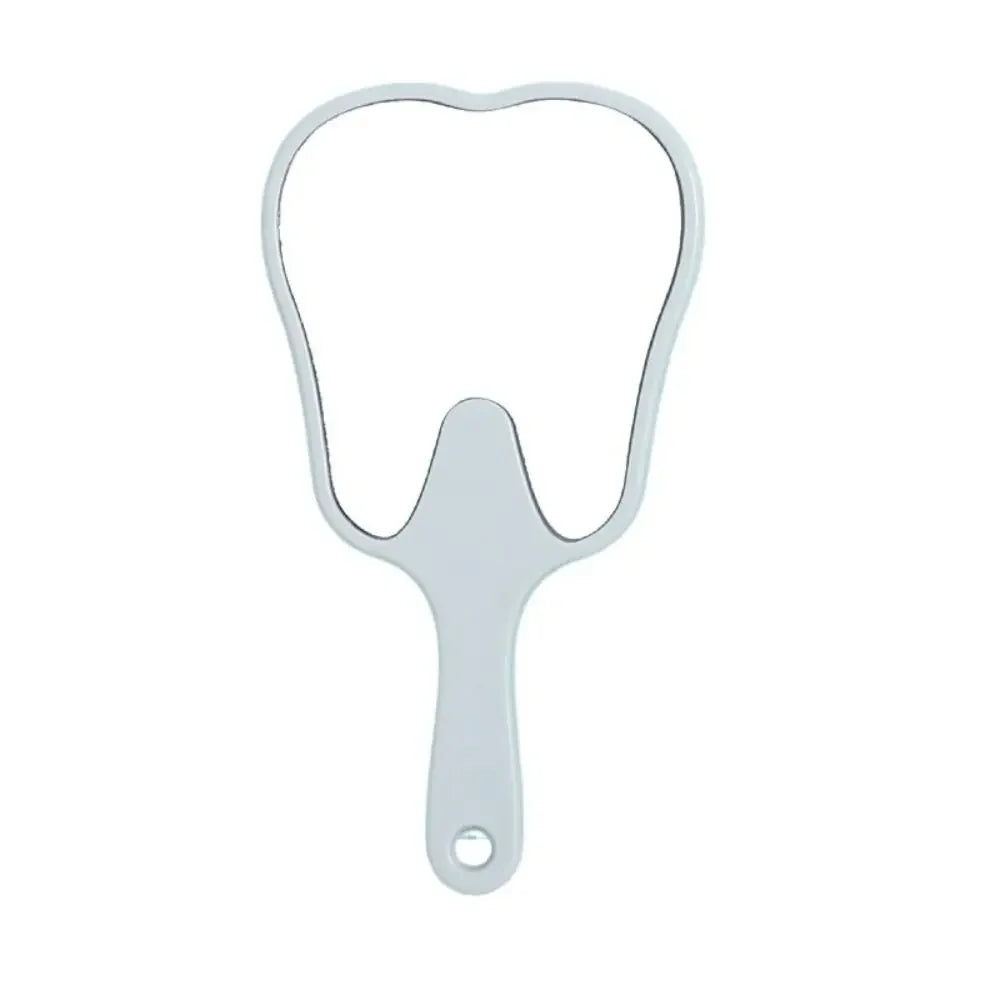 Plastic Tooth-Shaped Mirror Durable Lightweight High-Definition