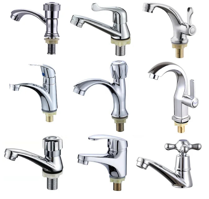 Handle Bathtub Faucet Cold Water Column Quick-Opening Tap