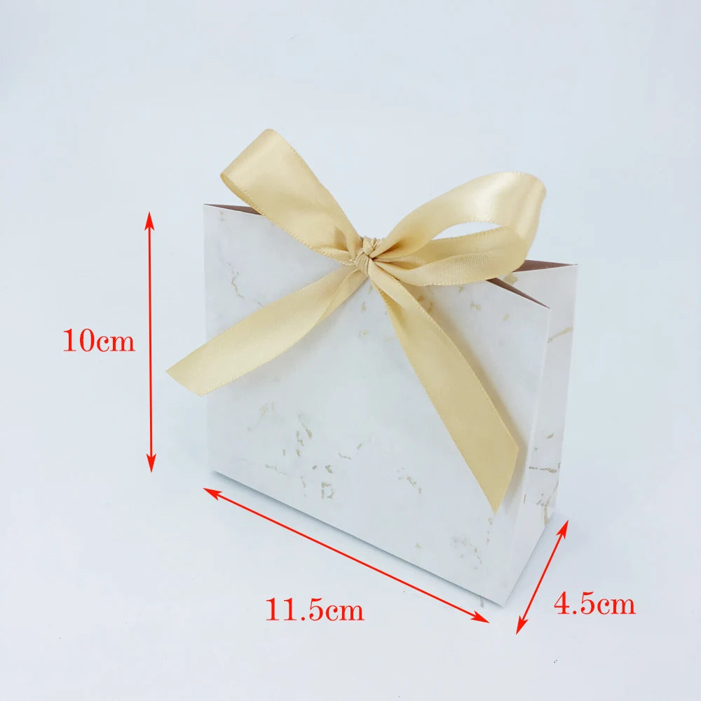 Customization Marble Style Gift Box Wedding Baby Shower