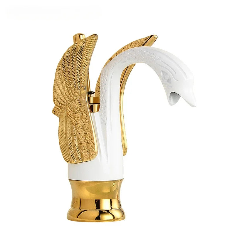 Golden Swan Bathroom Basin Faucet Deck Installation Mixer