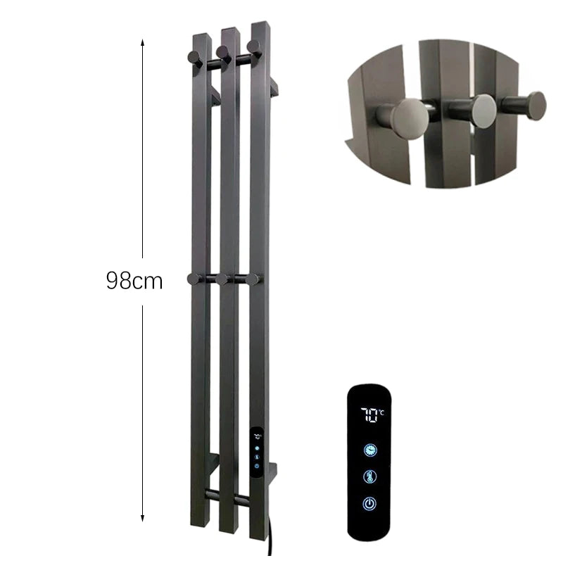 Oxg Wall Mounted Electric Heated Towel Rack Bathroom