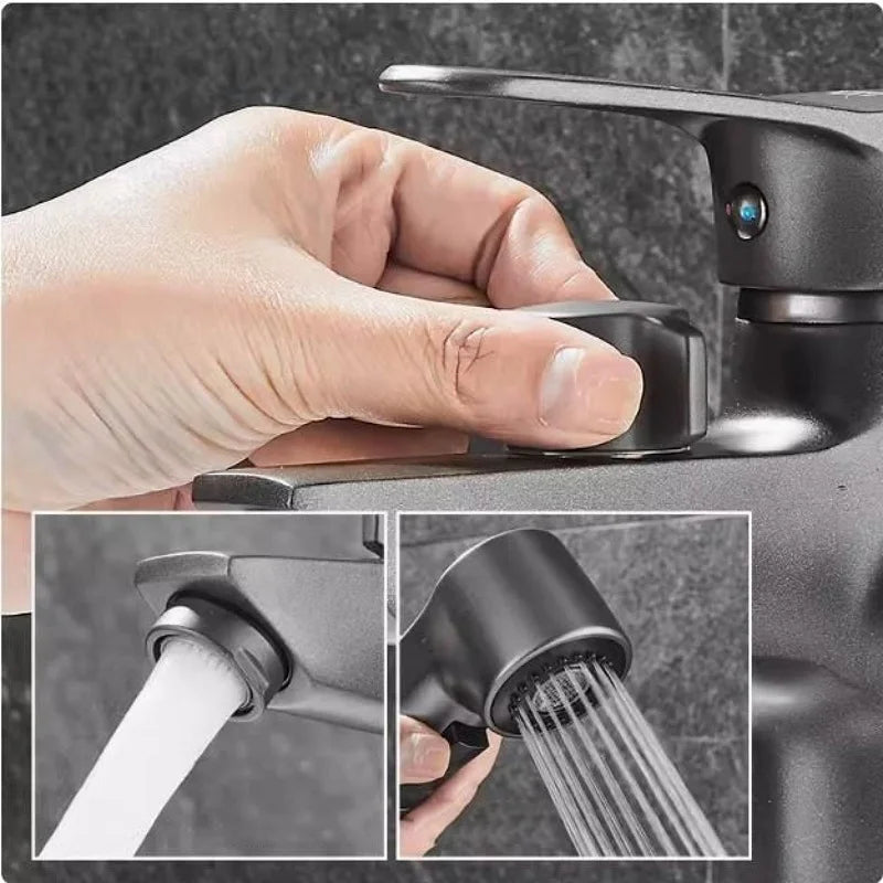 Bathroom Basin Faucet Cold Mixer Tap Shower Switchable