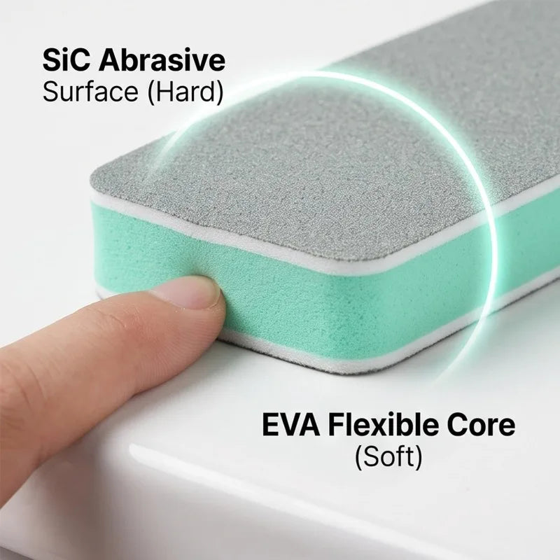 Glass Scale Magic Scrubber Cleaning Brush Bathroom Mirror