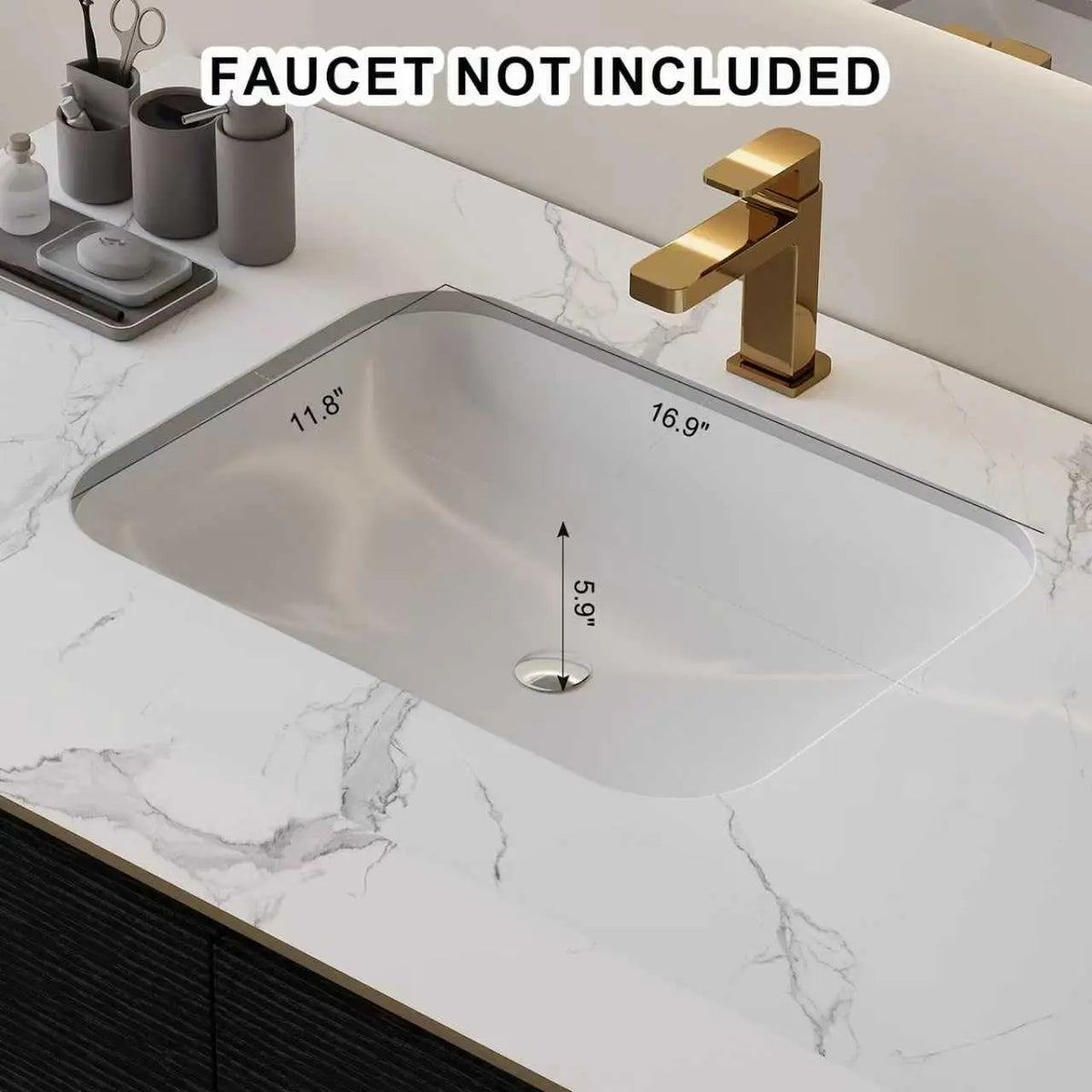 36 Modern Bathroom Vanity Ceramic Sink Sintered Stone