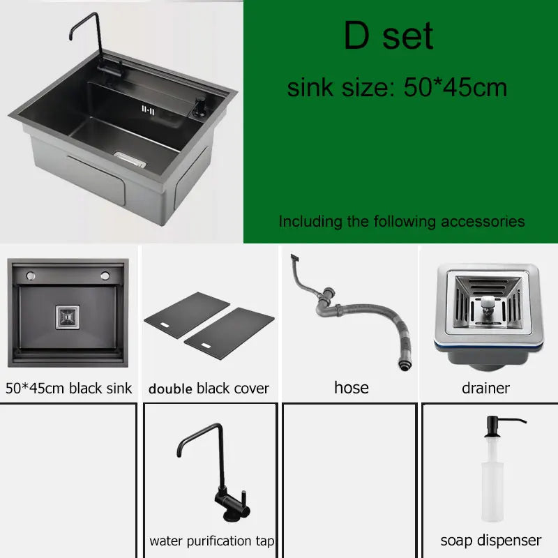 Hidden Sink Stainless Steel Bar Bowl Small Sink