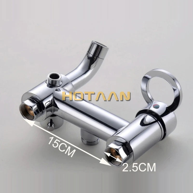 Bathroom Mixer Bath Tub Copper Mixing Control Valve