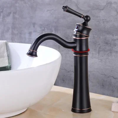 Zgrk Basin Faucets Antique Brass Sink Faucet Handle