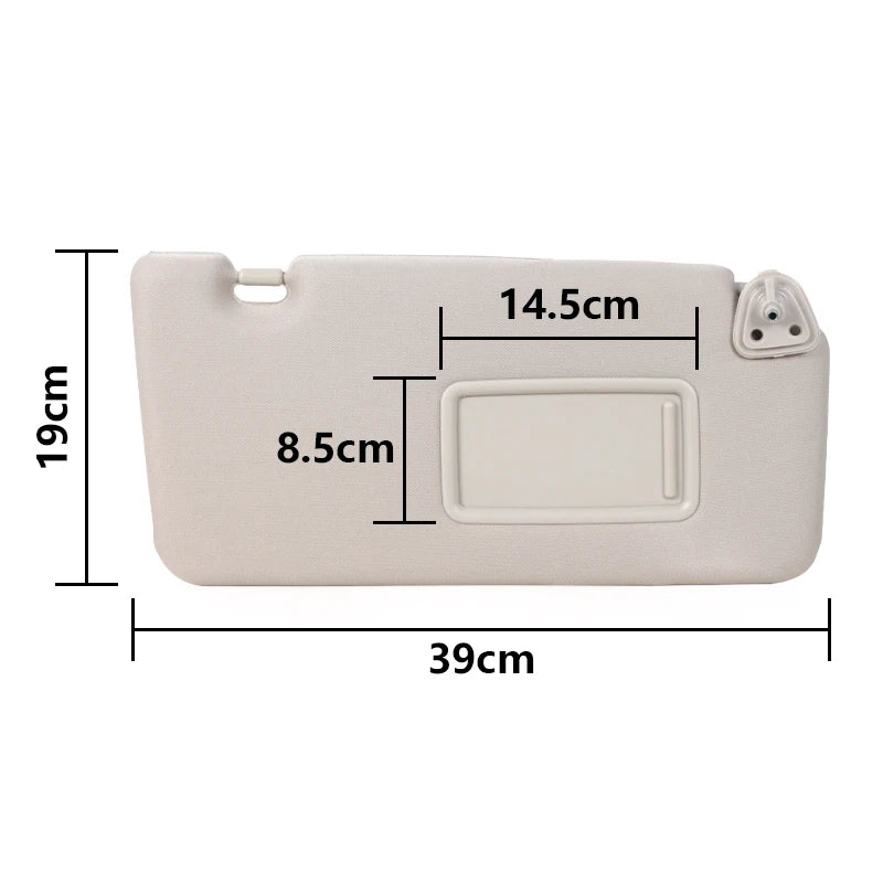 Car Roof Front Sunvisor Renault Koleos 2008 2009-2016