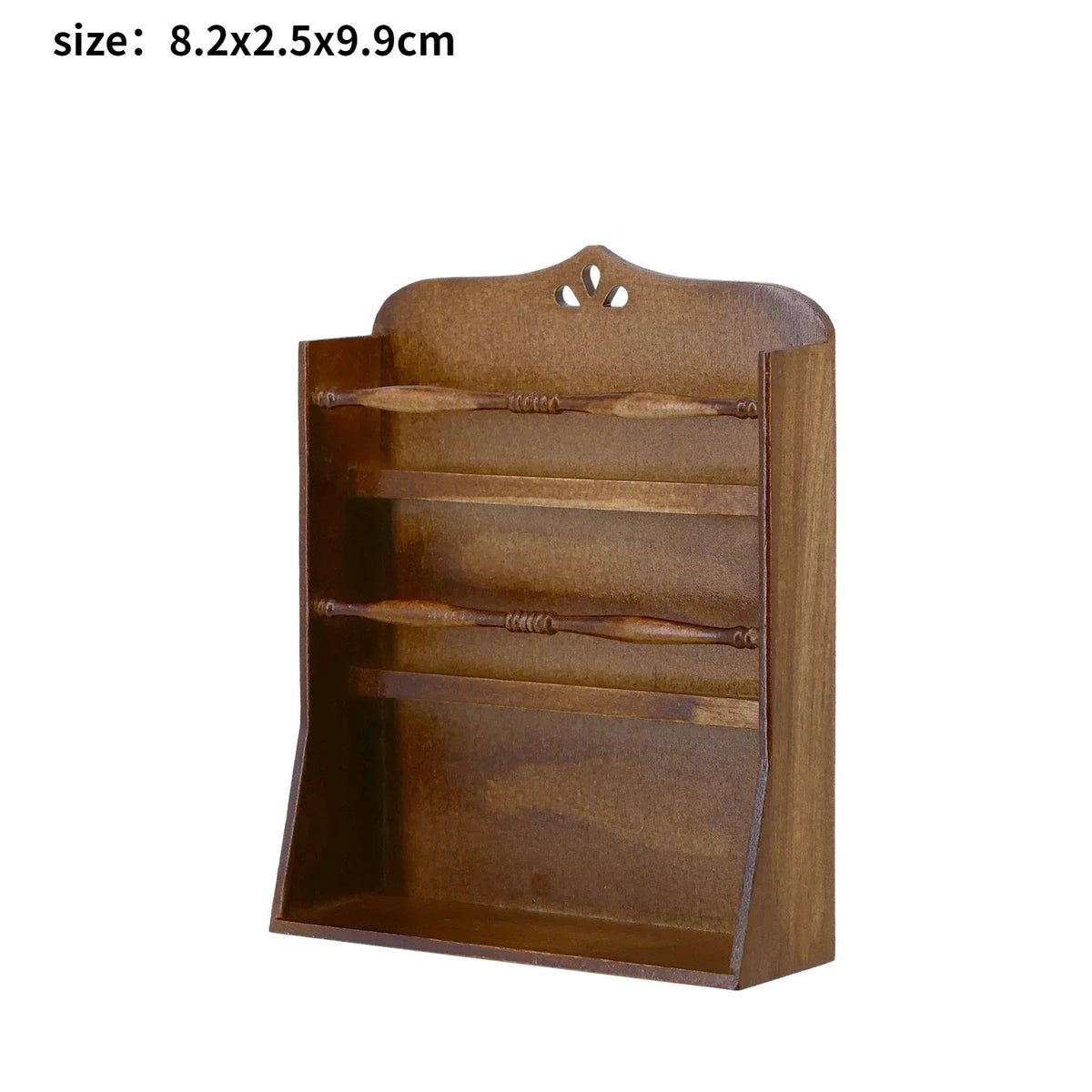 1/6 Scale Dollhouse Miniature Furniture Wooden Shelf Cabinet
