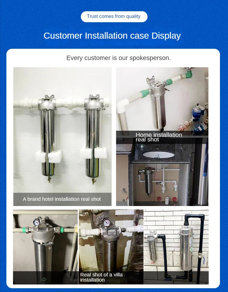 Explosion-Proof Commercial Tap Water Pre-Filter Water Purifier