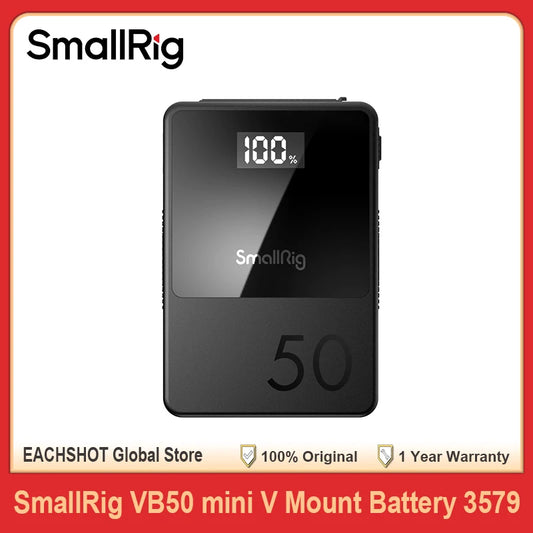 Smallrig Mount Battery Vb50 50wh 3400mah Lock Battery