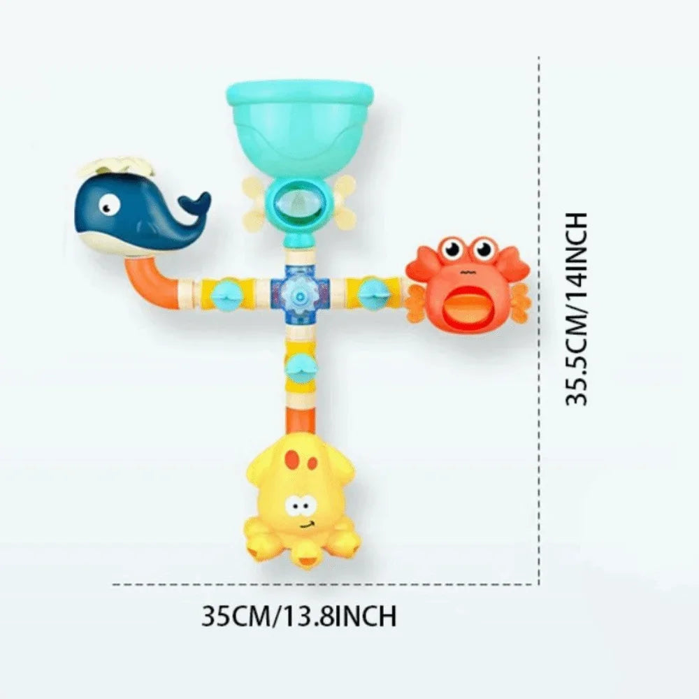 Baby Bath Toy Suction Cup Water Spinner &
