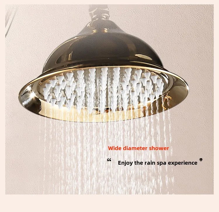 Vintage French Style Dual Handle Tub Faucet Shower