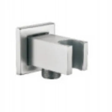 Wall-Mounted Shower Base Chrome Black Gold Square Hand-Held