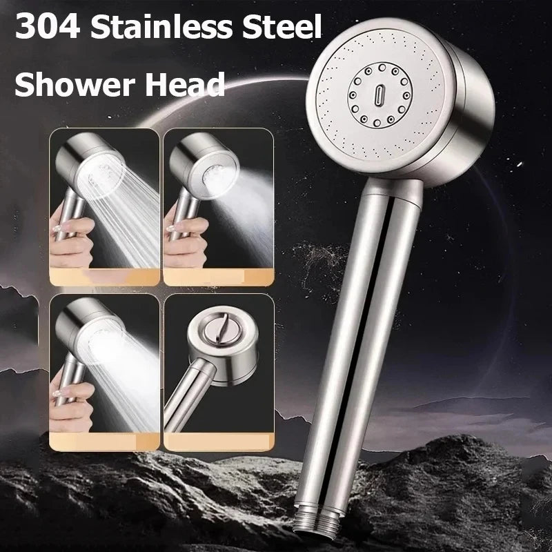 Upgraded 304 Stainless Steel High Pressure Shower Head