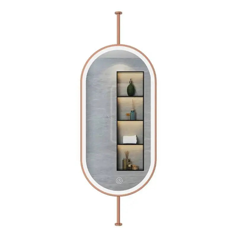 Size60x90cm Ceiling Oval Hanging Mirror Modern Simple Decoration