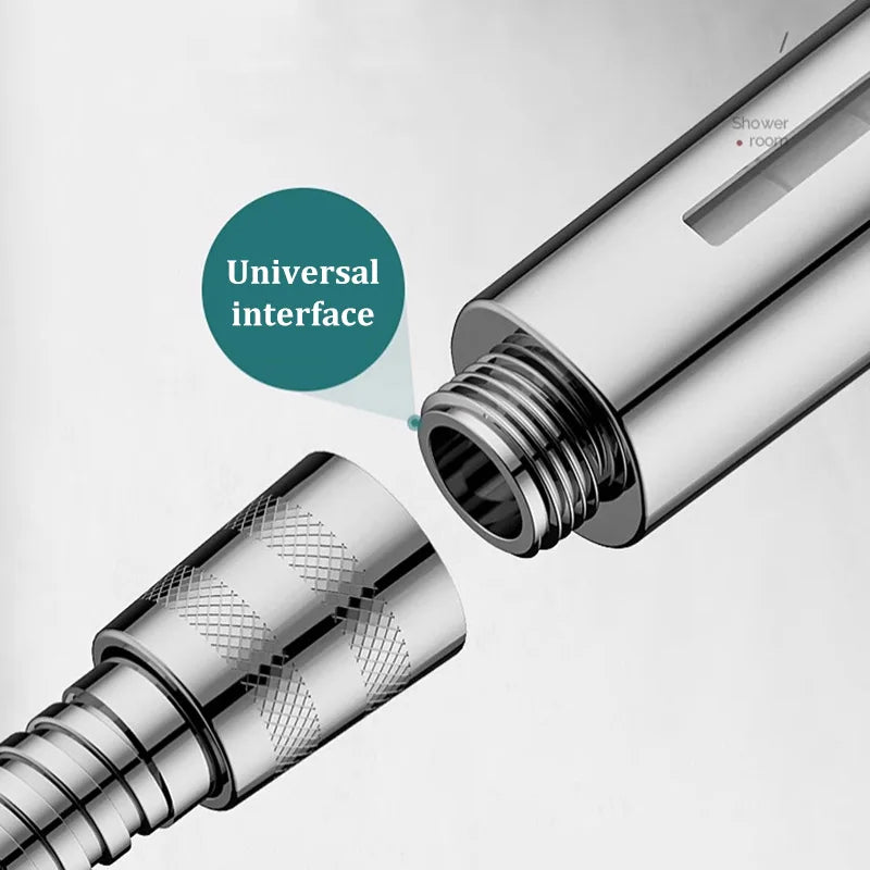 Booster Modes Shower Head Adjustable Filter Dechlorination